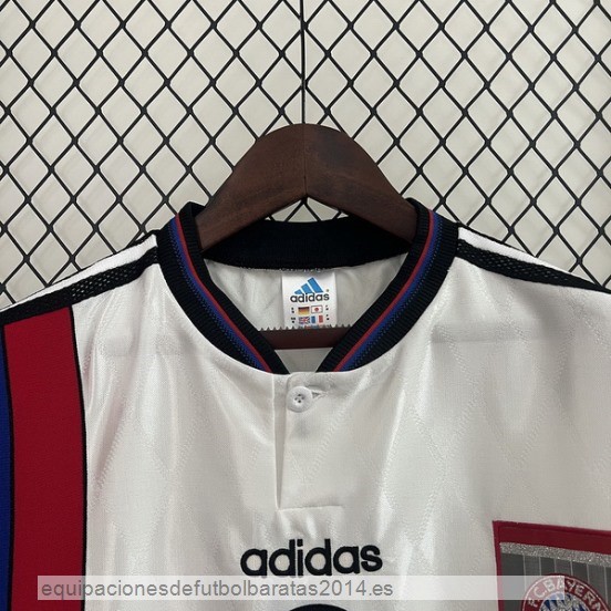 Nuevo 2ª Camiseta Bayern Munich Retro 1996 1998 Blanco Baratas